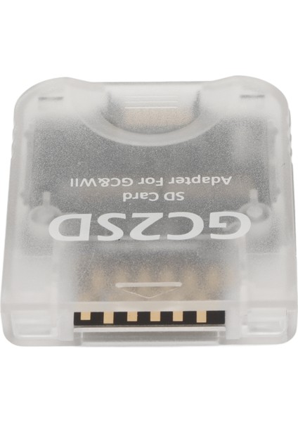 GC2SD Kart Okuyucu Tak ve Çalıştır Taşınabilir Profesyonel Oyun Konsolu Mikro Depolama Kartı Adaptörü Wii Için Gc Şeffaf (Yurt Dışından) indirimleri