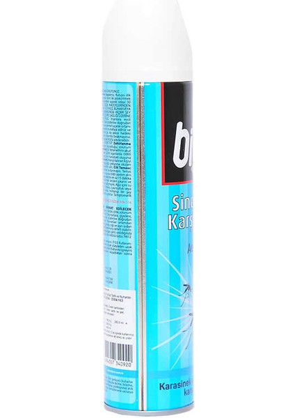 Sineklere Karşı Etkili Aerosol 405 ml modelleri
