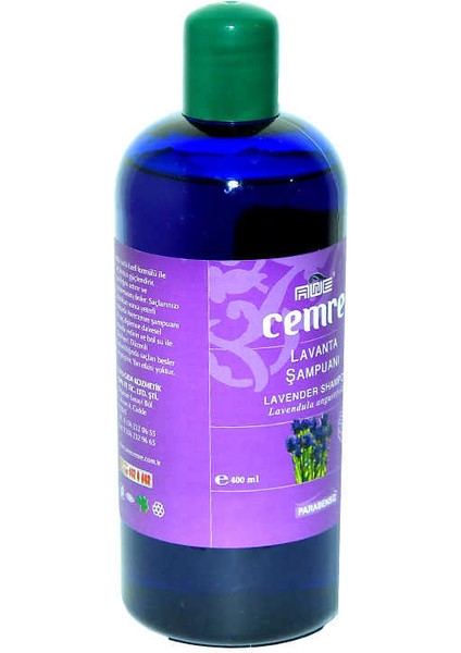 Lavanta Şampuanı Parabensiz 400 ml