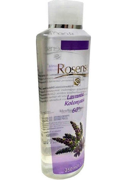 Lavanta Kolonyası 60 Derece Pet Şişe 250 ml modelleri
