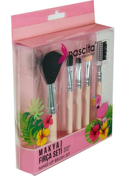 Makyaj Fırça Seti 5 Li Make-Up Brush Set Professional modelleri