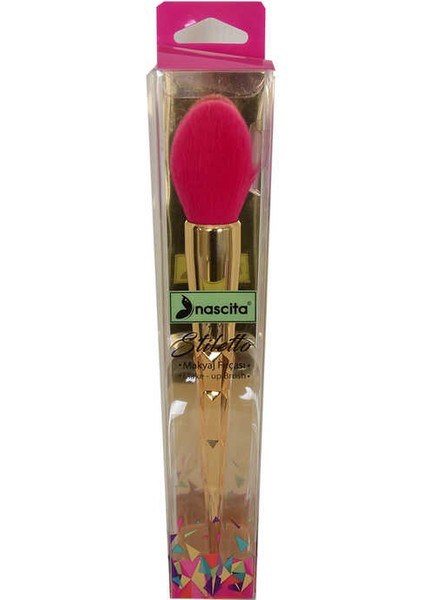 Profesyonel Stiletto Allık ve Pudra Makyaj Fırçası - 242 Blush And Powder Brush