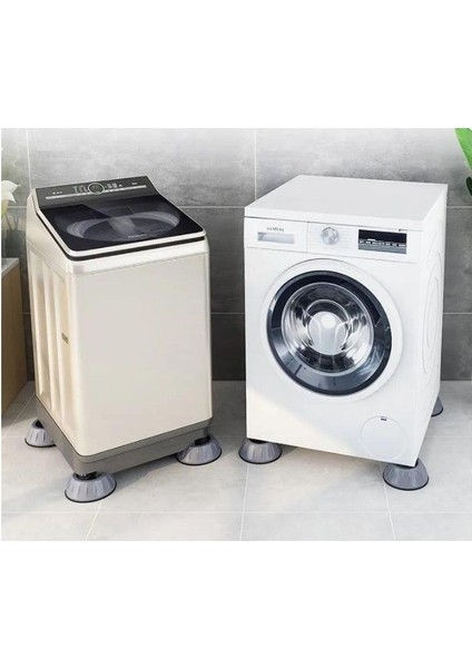 Çamaşır Makinesi Titreşim Engelleyici Stoper Gri 4 Lü Set fırsatları