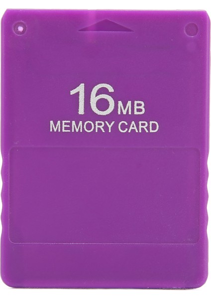Yüksek Hızlı Oyun Hafıza Kartı Profesyonel 16MB Hafıza Kayıt Kartı Playstation 2 ile Uyumlu Mor (Yurt Dışından)