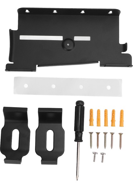 Ince Disk ve Dijital Sürüm Oyun Konsolu Için Duvar Montajı Çelik Duvar Montaj Tutucu Standı ve Ev Için 2 Çıkarılabilir Kontrol Ünitesi Braketi (Yurt Dışından)