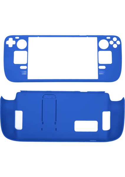 Steam Deck Için Kickstand Kılıfı Eller Serbest Tam Koruma Parmak Izi Geçirmez Koruyucu Kılıf Steam Deck Mücevher Mavi (Yurt Dışından)