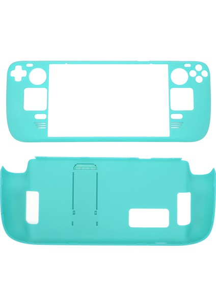 Steam Deck Için Kickstand Kılıfı Eller Serbest Tam Koruma Parmak Izi Geçirmez Koruyucu Kılıf Steam Deck Için Glacier Blue (Yurt Dışından)
