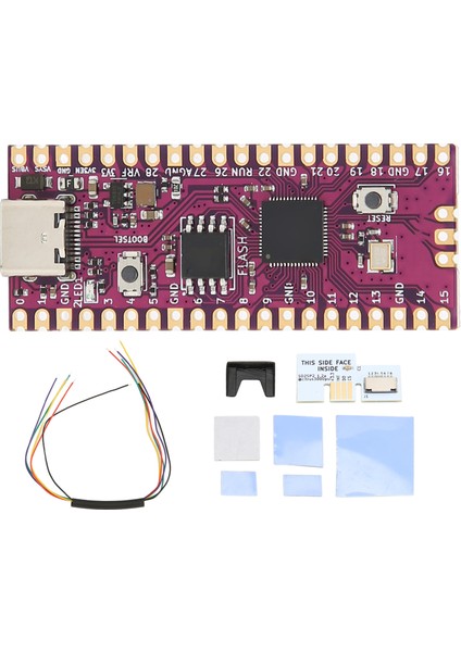 Raspi Board Dual Core 264KB Arm Cortex M0+ Işlemci Esnek Mikrodenetleyici Kartı SD2SP2 Sdload Sdl Adaptörü Beyaz (Yurt Dışından) modelleri