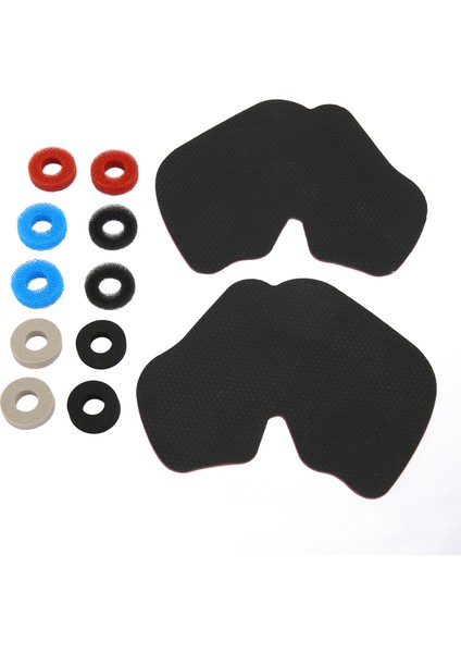 1 Çift Ps5 Kontrol Cihazı Tutma Yeri Sticker'ı Kayma Önleyici Ter Emici Dokulu Yumuşak Kauçuk Pedler ve 10 Adet Sünger Halka (Yurt Dışından) modelleri