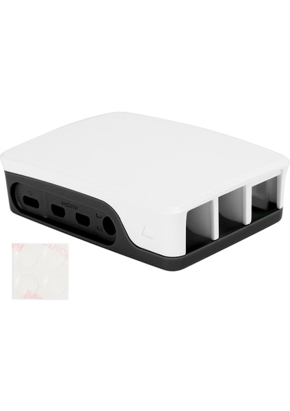 Abs Kasa Muhafaza Kutusu Siyah Beyaz Raspberry Pi 4b Koruyucu Kabuk Kutusu Siyah Beyaz Için Uygun (Yurt Dışından)