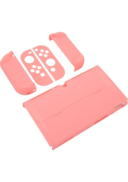 Koruyucu Kılıf Switch Color Shell Tam Koruma Ergonomik El Tutma Oyun Konsolu Muhafaza Kapağı Koyu Pembe (Yurt Dışından) indirimleri