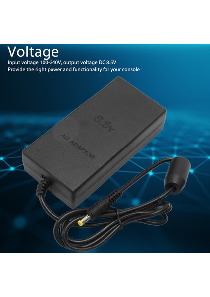 Ps2 Için Güç Kaynağı Yedek Tak ve Çalıştır Ac Adaptör Şarj Kablosu Ps2 Slim 70000 9000 Konsol 100‑240V Ab Fişi (Yurt Dışından)
