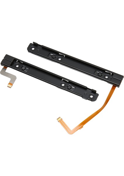 1 Çift Oyun Konsolu Kaydırma Rayı Profesyonel Yedek Metal Kaydırma Rayı Sensör Esnek Kablo ile Swıtch OLED Ana Bilgisayarı Için (Yurt Dışından)