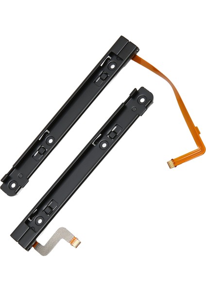 1 Çift Oyun Konsolu Kaydırma Rayı Profesyonel Yedek Metal Kaydırma Rayı Sensör Esnek Kablo ile Swıtch OLED Ana Bilgisayarı Için (Yurt Dışından) modelleri