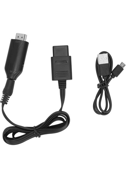 N64 - Hd Multimedya Arayüzü Adaptör Kablosu 3 Ekran Modu Tak ve Çalıştır Hd Video Dönüştürücü Güç Kablosu ile (Yurt Dışından)