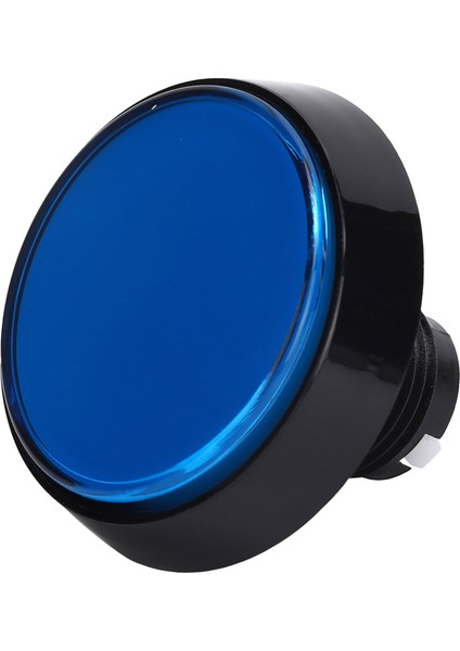 60MM Büyük Yuvarlak Düz LED Işıklı Düğme 3 Ayaklı Anahtar Vinç Makinesi Oyun Konsolu Mavi (Yurt Dışından)