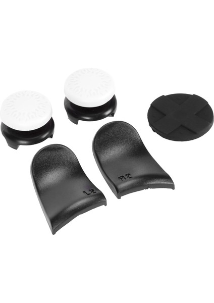 5'i 1 Arada Başparmak Çubuğu Tutma Tuşu Kapağı Joystick Kılıfı L2 R2 Tetik Uzatıcı Ps5 Kontrol Cihazı Blanc (Yurt Dışından) modelleri
