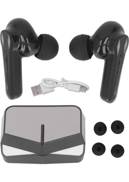 Bluetooth Oyun Kulaklıkları Düşük Gecikmeli Dahili Mikrofonlu Kablosuz Oyun Kulaklıkları Telefon Dizüstü Bilgisayar Için (Yurt Dışından)