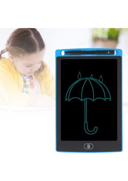8.5in LCD Yazı Tahtası Çocuklar Akıllı Grafiti Çizim Tahtası Monokrom El Yazısı (Mavi Fon) (Yurt Dışından) indirimleri