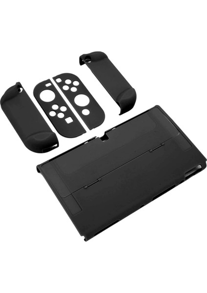 Koruyucu Kılıf Switch Color Shell Tam Koruma Ergonomik El Tutma Oyun Konsolu Muhafaza Kapağı Siyah (Yurt Dışından) fiyatları