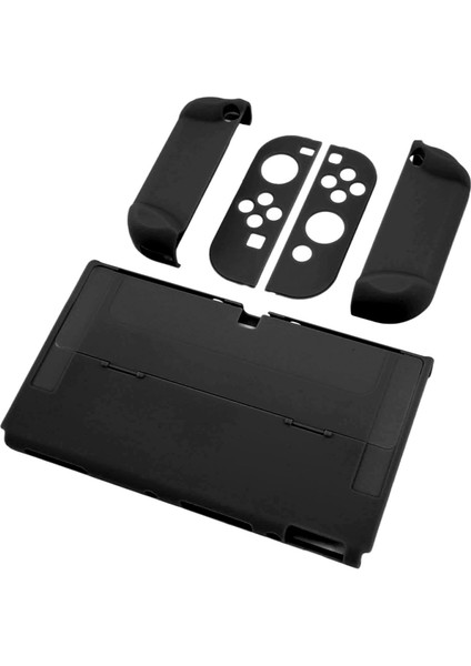 Koruyucu Kılıf Switch Color Shell Tam Koruma Ergonomik El Tutma Oyun Konsolu Muhafaza Kapağı Siyah (Yurt Dışından) fırsatları