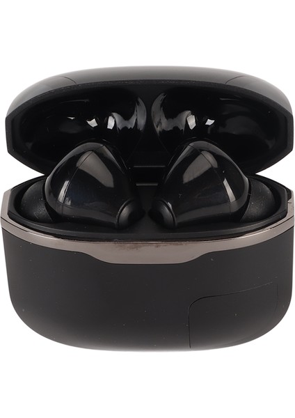 Kablosuz Kulaklık Bluetooth 5.0 LED Dijital Ekran 24 Saat Çalma Süresi Hifi Spor Kulaklıkları Müzik Için Siyah (Yurt Dışından)