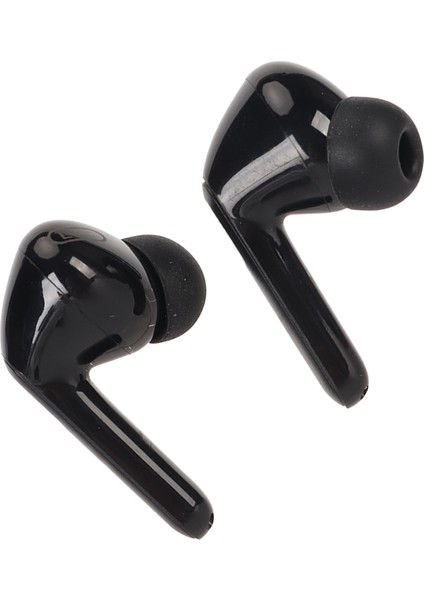 Kablosuz Kulaklık Bluetooth 5.0 LED Dijital Ekran 24 Saat Çalma Süresi Hifi Spor Kulaklıkları Müzik Için Siyah (Yurt Dışından)