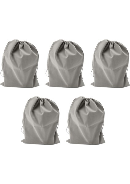 5 Adet Kulaklık Koruma Kılıfı Çantası Büyük Kapasiteli Bağcıklı Hafif Taşınabilir Kulaklık Saklama Çantası 30X40CM / 11.8X15.7IN (Yurt Dışından)