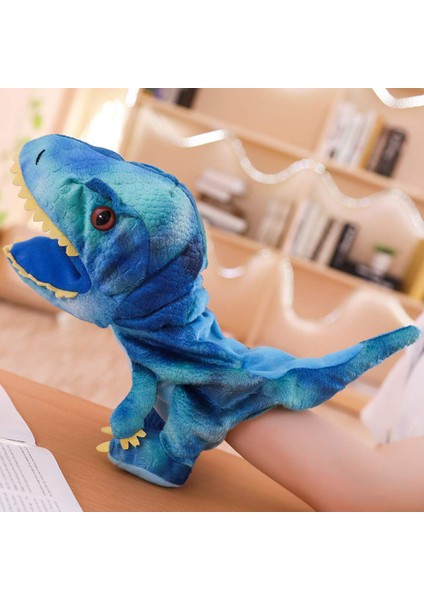 Sevimli Karton Hayvan El Kukla Oyuncakları Peluş Dinozor Kuklaları Bebek Bebek Çocuk Doğum Günü Hediyesi (Yurt Dışından)