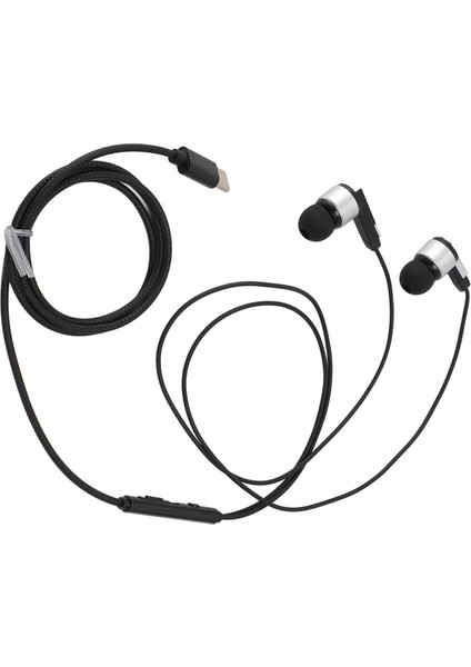 USB C Kulaklık Kulak Içi Kulaklıklar Hifi Stereo Bas Gürültü Önleyici USB Type C Kablolu Kulaklıklar Akıllı Telefon Tablet Dizüstü Bilgisayar Için Mikrofonlu (Yurt Dışından) modelleri