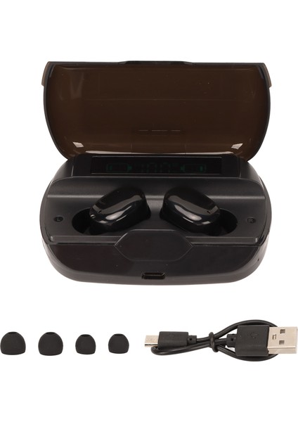 Kemik Iletimi Açık Kulak Spor Kulaklıkları Koşu Için Gürültü Önleyici Mikrofonlu Ter Geçirmez Bluetooth Kulaklıklar (Yurt Dışından)