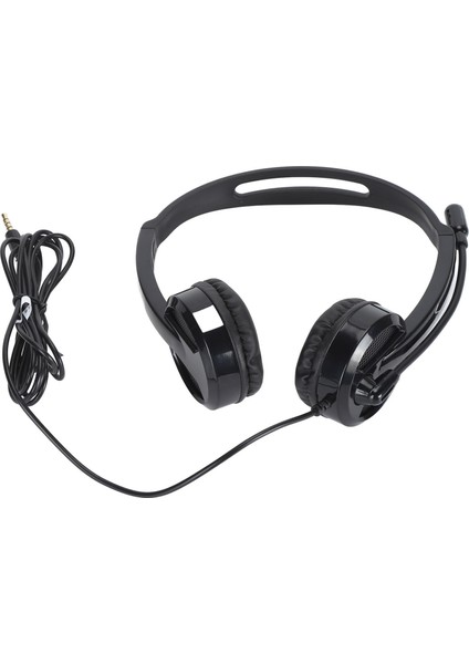 Kablolu Kulaklık 3.5mm Fiş Çok Yönlü Kablolu Kulaklık Ofis Telekonferansı Için Döndürülebilir Mikrofonlu (Yurt Dışından) fiyatları