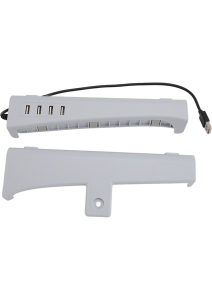 Oyun Konsolu Yatay Standı Kayma Önleyici Konsol Taban Tutucu Ps5 Slim Pro Için Hub Şarj Portu (Yurt Dışından)