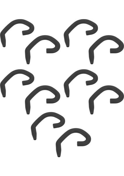 5 Çift Yüz Örtüsü Kulak Kancası Yumuşak Silikon Yeniden Kullanılabilir Rahat Yüz Örtüsü Kulak Koruyucu Kancası Çocuklar Yetişkinler Siyah (Yurt Dışından)