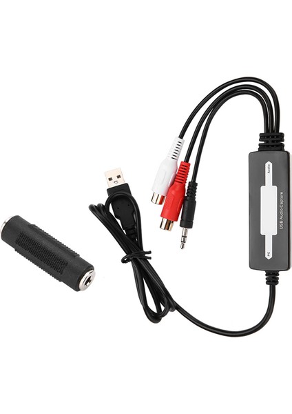 USB Ses Yakalama Kaydedici Kartı Pikap Kasetlerini Mp3/wav'a Dönüştürür (Yurt Dışından)