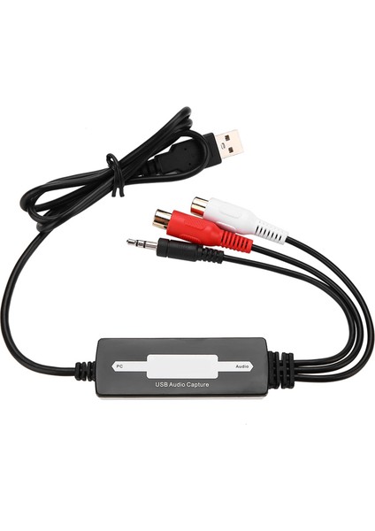 USB Ses Yakalama Kaydedici Kartı Pikap Kasetlerini Mp3/wav'a Dönüştürür (Yurt Dışından) indirimleri