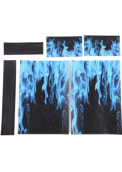 Denetleyici Koruyucu Sticker Oyun Konsolu Kaplama Dekorasyon Kapağı Ps5 Alev Desenli (Yurt Dışından)