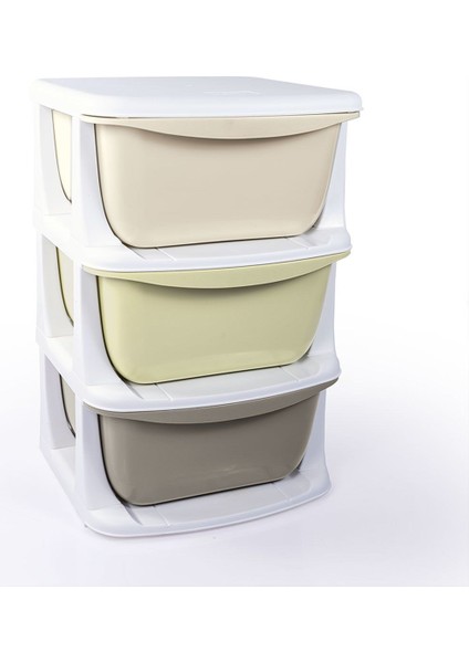 7130 3 Katlı 3 Çekmeceli Saklama Ünitesi - Oyuncak modelleri