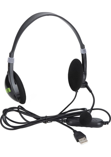 SY440MV Kablolu Kulaklık 3.5mm/usb Müşteri Hizmetleri Gürültü Önleyici Mikrofonlu Kulak Üstü Kulaklıklarusb (Yurt Dışından)