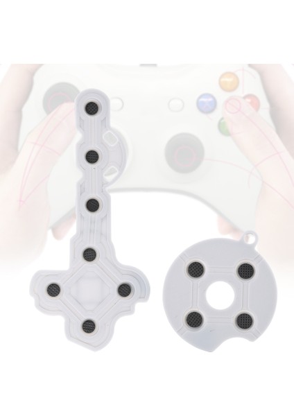 Xbox 360 Oyun Kolu Oyun Kontrolcüsü Için 10 Adet Iletken Kauçuk Temas Pedi Düğmesi (Yurt Dışından) indirimleri