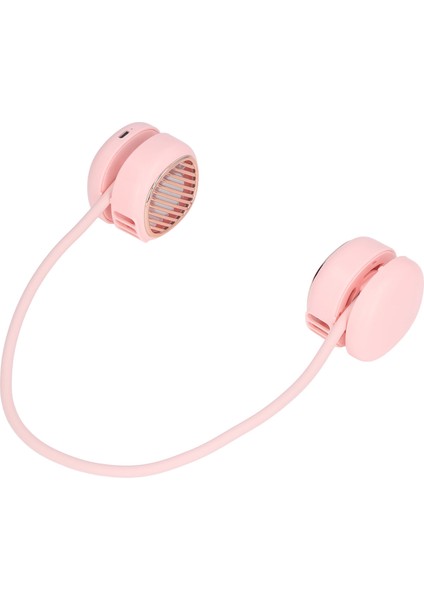 Boyun Fanı 5 Hız 720 Derece Ayarlanabilir USB Şarjlı Geri Çekilebilir Hortum Eller Serbest Taşınabilir Fan Koşu Bisiklet Pembe (Yurt Dışından) fırsatları