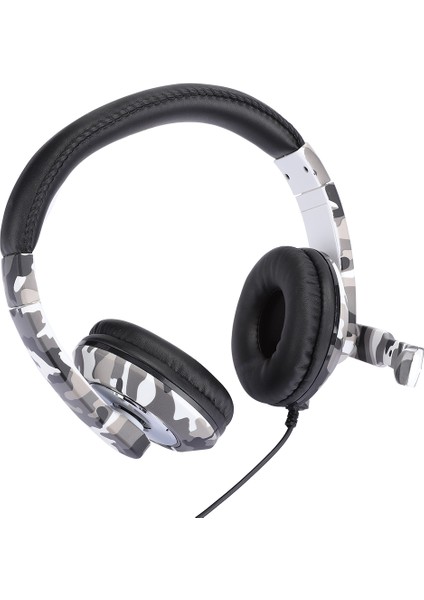 Baş Üstü Telefon Bilgisayar Oyun Kulaklığı Ps4 Beyaz Kamuflaj Için Kulaklık (Yurt Dışından) fırsatları