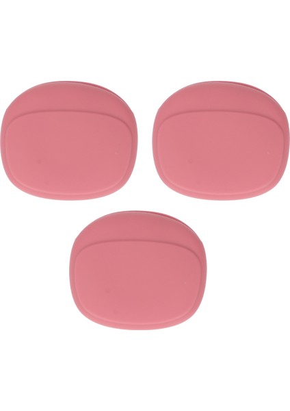 3 Adet Kulaklık Koruyucu Taşıma Çantası Taşınabilir Mini Silikon Saklama Kulaklık Kılıfı Ev Için Pembe (Yurt Dışından)