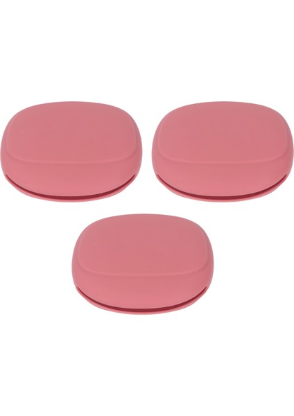 3 Adet Kulaklık Koruyucu Taşıma Çantası Taşınabilir Mini Silikon Saklama Kulaklık Kılıfı Ev Için Pembe (Yurt Dışından) modelleri