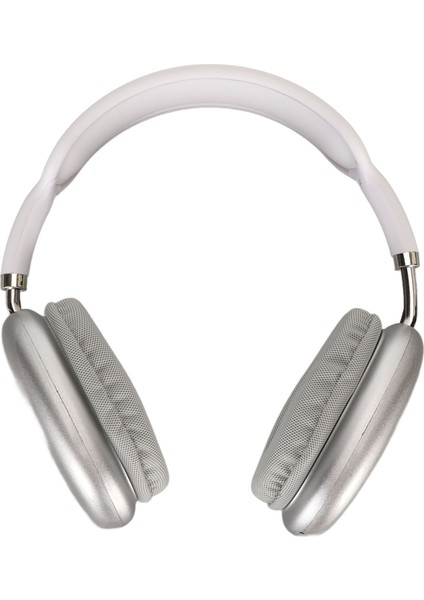 Bluetooth Kulaklık Hifi Derin Bas Dahili Mikrofon Desteği Hafıza Kartı Kablosuz Kulaklık Koşu Seyahat Beyaz (Yurt Dışından)