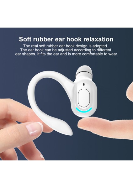 Tek Kulak Bluetooth Kulaklık Saf Beyaz Stereo Hd Ses Kablosuz Mono Kulaklık Kulak Içi Kulaklık Spor Koşu Egzersizi Için (Yurt Dışından) fiyatları