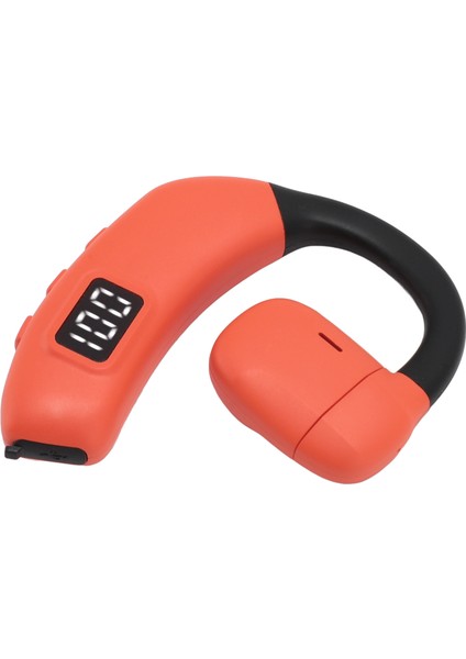 Kablosuz Bluetooth 5.4 Kulaklık Açık Kulak Hava Iletimli Kulaklık Gürültü Azaltma Kablosuz Spor Tek Kulak Kulaklık Android Dizüstü Bilgisayar Kamyon Sürücüsü Turuncu (Yurt Dışından)