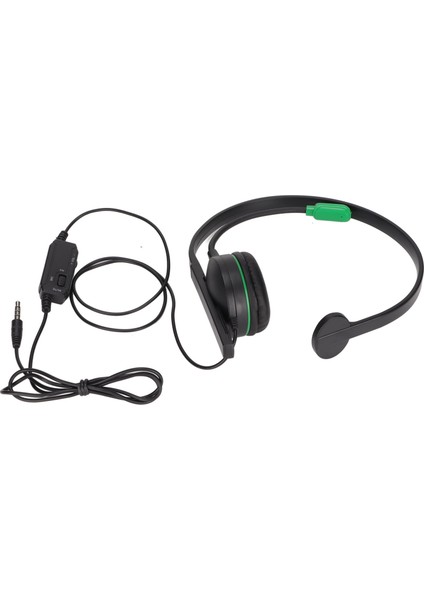 S481 Tek Kulak Oyun Kulaklığı 3.5mm Stereo Kablolu Tek Kulak Kulaklık Mikrofon ve Ps4 Için Xbox One Için Hat Içi Kontrol (Yurt Dışından)