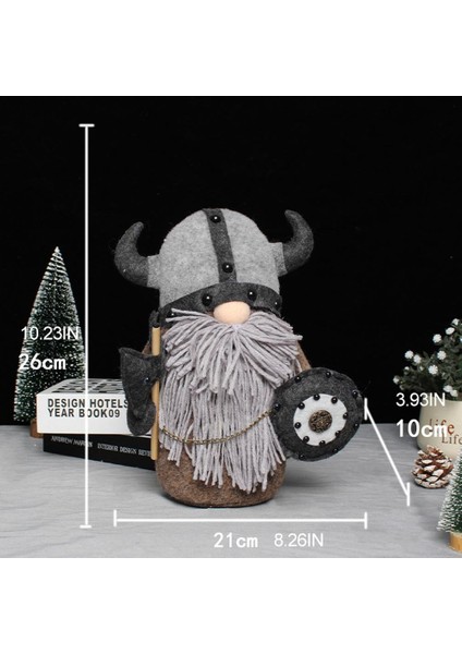 Yüzü Olmayan Cüce Peluş Bebek Şövalye Cüce Viking Gladyatör Figürü Masa Süsleri Dekorasyon (Yurt Dışından) fiyatları