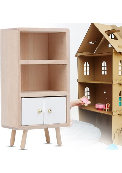 1:12 Bebek Evi Büfesi Mini Mobilya Ahşap Bebek Evi Dekorasyon Aksesuarlarıbüfe (Yurt Dışından) indirimleri